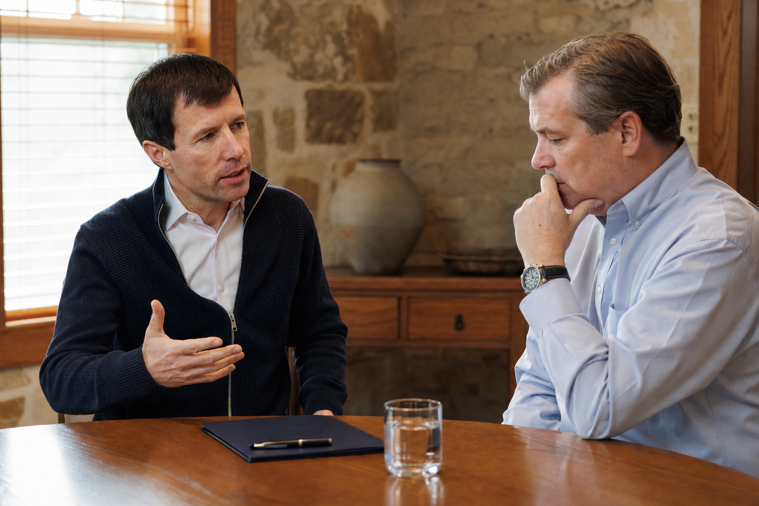 Dr. Royal-Priest discussing a health decision with a patient
